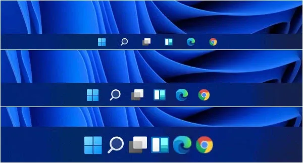 Cách thay đổi kích thước, thu nhỏ thanh Taskbar và căn chỉnh Taskbar trên Windows 11