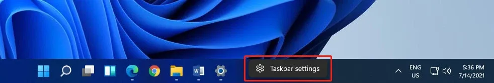 Cách thay đổi kích thước, thu nhỏ thanh Taskbar và căn chỉnh Taskbar trên Windows 11