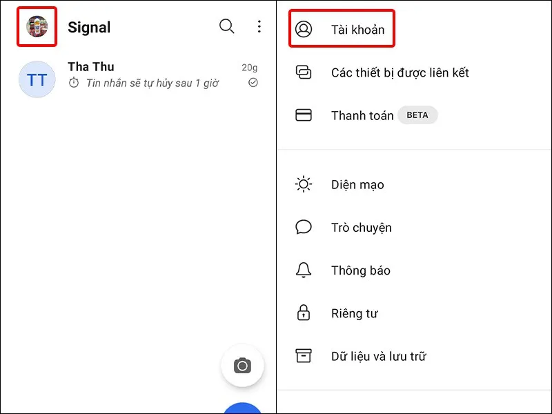 Cách thay đổi mã pin trên ứng dụng Signal cực đơn giản