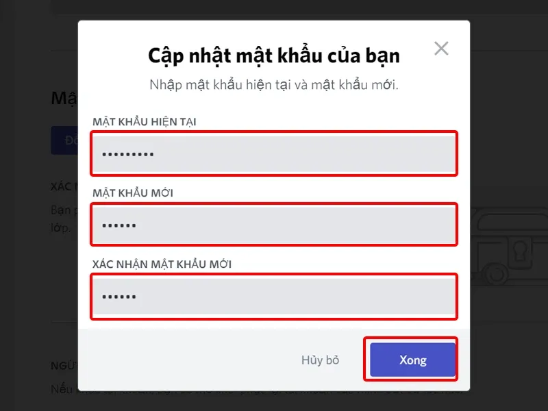 Cách thay đổi mật khẩu Discord cực đơn giản