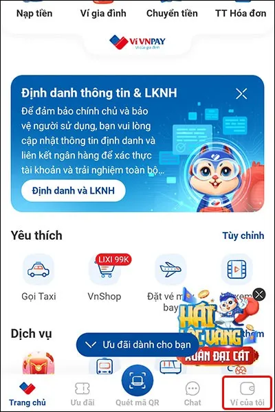 Cách thay đổi mật khẩu ví điện tử VNPAY cực đơn giản