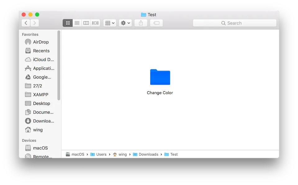 Cách thay đổi màu sắc của thư mục trên hệ điều hành macOS