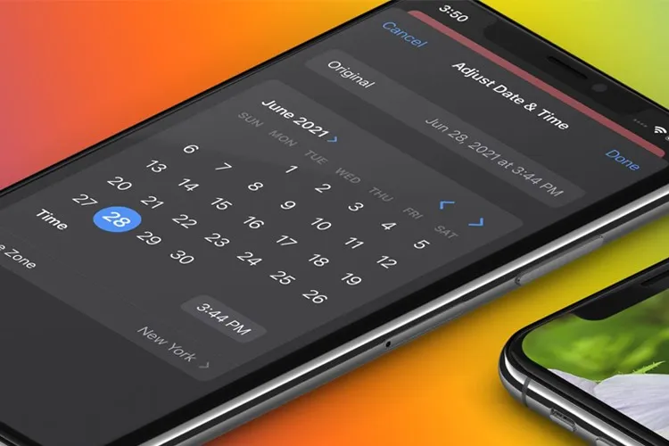 Cách thay đổi ngày giờ và vị trí ảnh trên iPhone siêu đơn giản