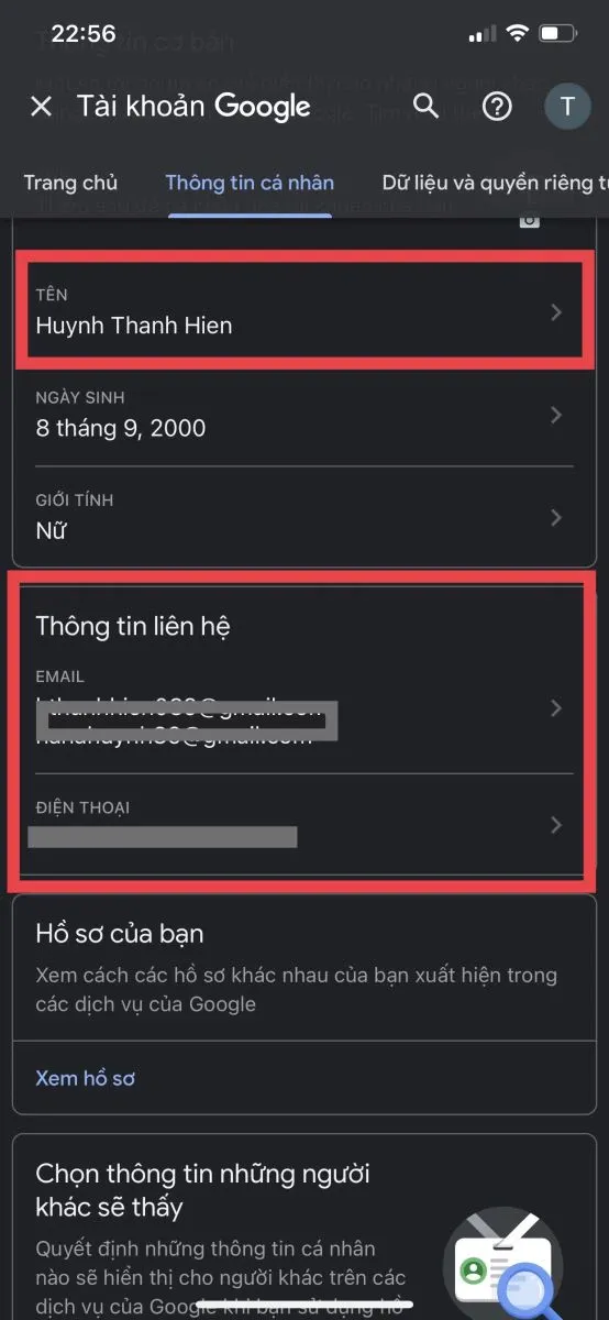 Cách thay đổi ngày tháng năm sinh trên Gmail cực kỳ đơn giản