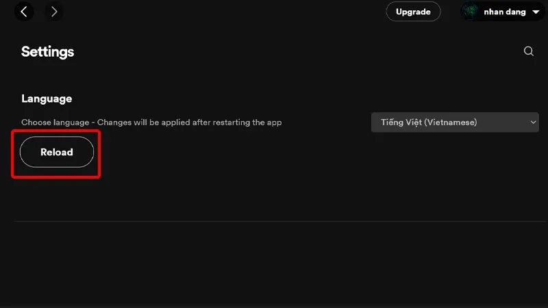 Cách thay đổi ngôn ngữ Spotify sang tiếng Việt trên máy tính cực dễ