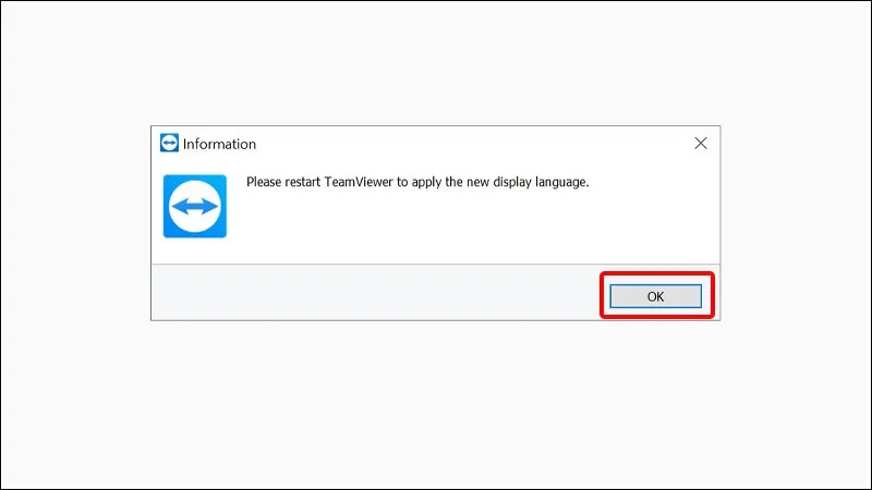Cách thay đổi ngôn ngữ TeamViewer trên máy tính sang tiếng Việt cực đơn giản