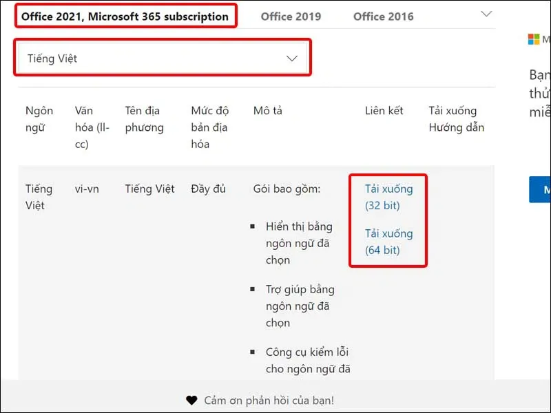 Cách thay đổi ngôn ngữ trên Outlook sang tiếng Việt đơn giản