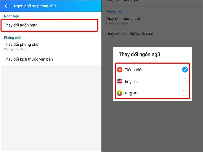 Cách thay đổi ngôn ngữ Zalo đơn giản mà ai cũng làm được