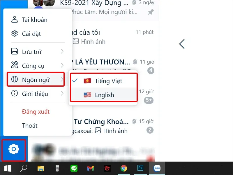 Cách thay đổi ngôn ngữ Zalo đơn giản mà ai cũng làm được