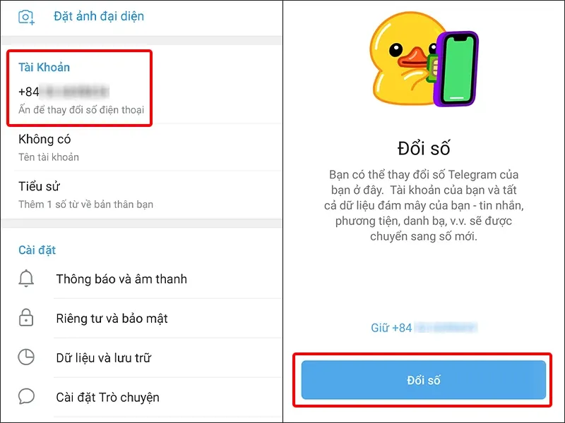 Cách thay đổi số điện thoại Telegram đơn giản và nhanh chóng