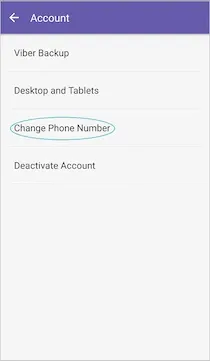 Cách thay đổi số điện thoại trong Viber