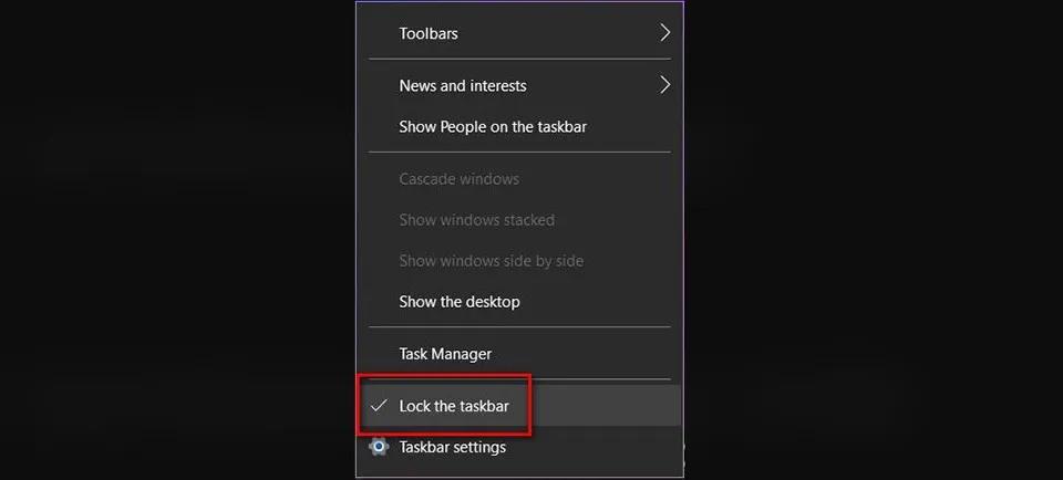 Cách thay đổi Taskbar trên Windows 10 giống Windows 11