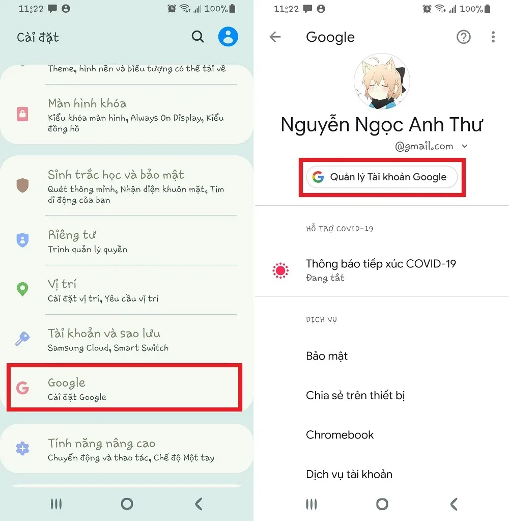 Cách thay đổi tên và ảnh đại diện trên Google Meet