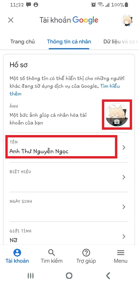 Cách thay đổi tên và ảnh đại diện trên Google Meet