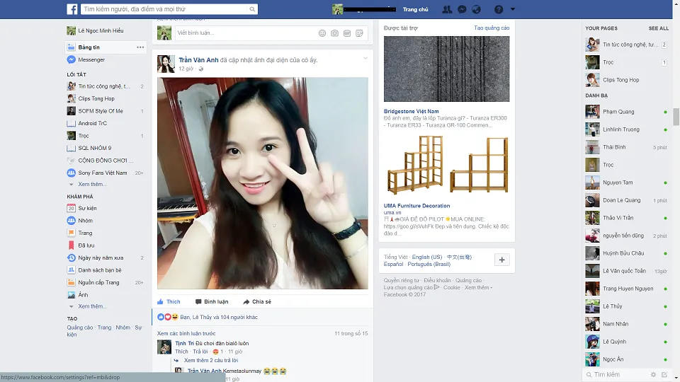 Cách thay đổi thông tin cá nhân Facebook