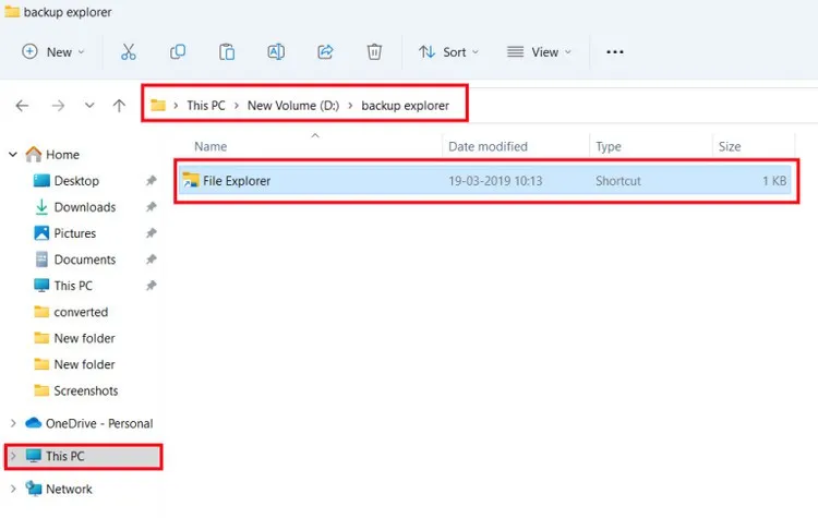 Cách thay đổi thư mục khởi động mặc định trong Windows 11 File Explorer