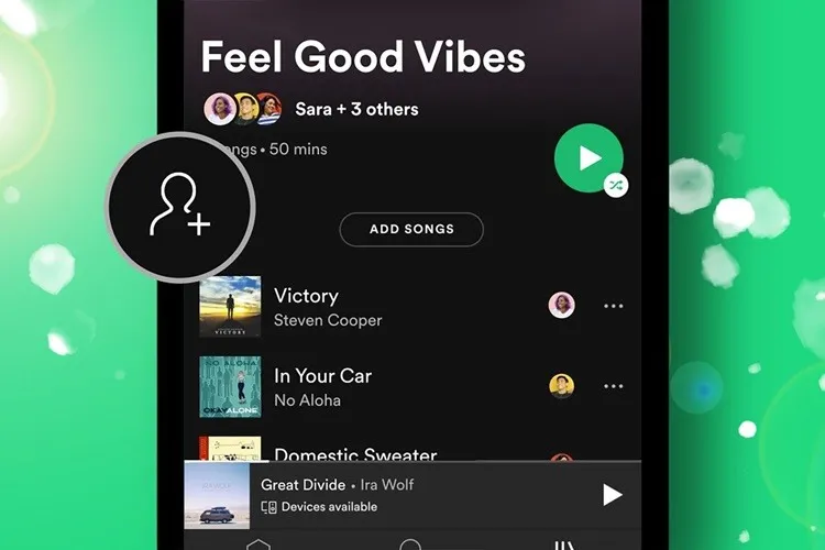 Cách thêm cộng sự vào danh sách phát Spotify để nghe và chia sẻ nhạc dễ dàng