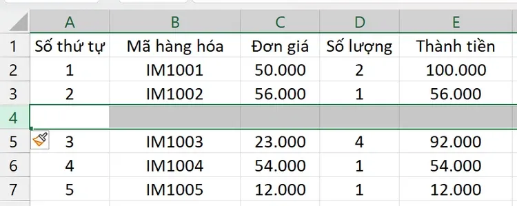 Cách thêm dòng trong Excel, thủ thuật đơn giản mà người dùng Excel cần phải biết