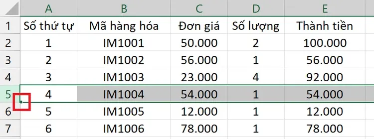 Cách thêm dòng trong Excel, thủ thuật đơn giản mà người dùng Excel cần phải biết