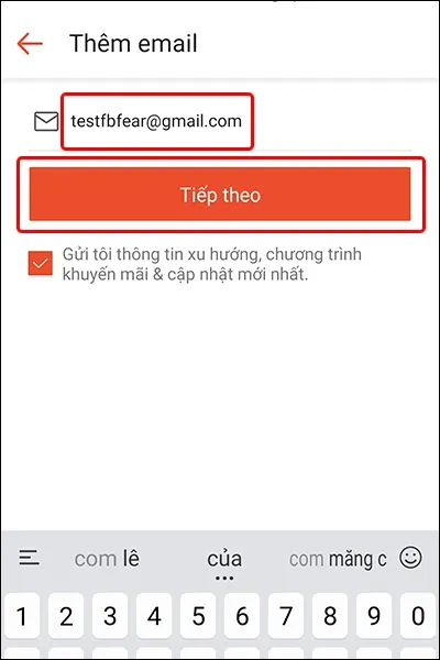 Cách thêm email nhận hóa đơn trên ứng dụng Shopee cực dễ