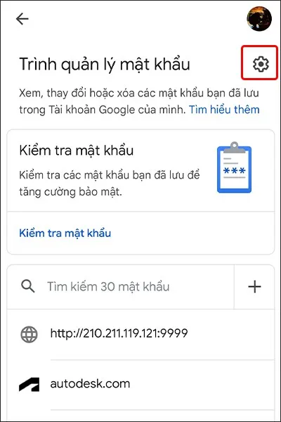 Cách thêm mật khẩu mới vào trình quản lý mật khẩu của Google trên Android