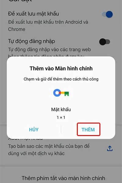 Cách thêm mật khẩu mới vào trình quản lý mật khẩu của Google trên Android