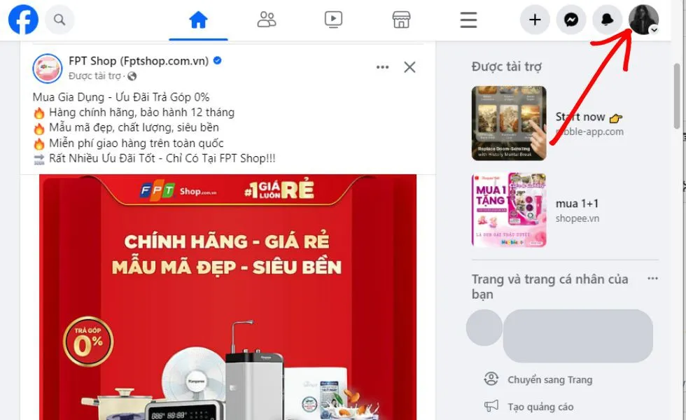 Cách thêm tài khoản Facebook và chuyển đổi tài khoản trên phiên bản ứng dụng năm 2024 