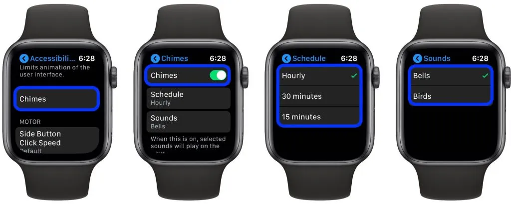 Cách thêm thông báo Taptic Chime vào Apple Watch