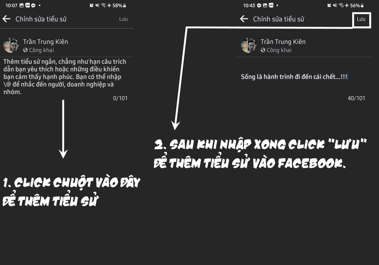 Cách thêm tiểu sử Facebook đầy đủ và chi tiết nhất dành cho những ai quan tâm