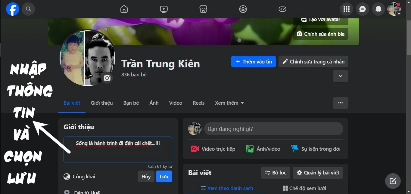 Cách thêm tiểu sử Facebook đầy đủ và chi tiết nhất dành cho những ai quan tâm