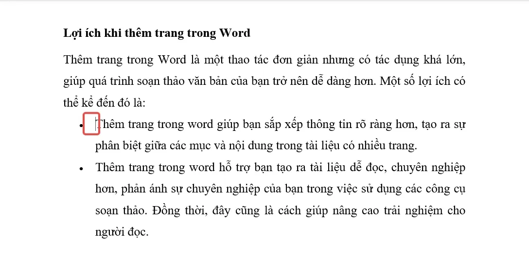 Cách thêm trang, tách trang trong Word trên điện thoại và máy tính