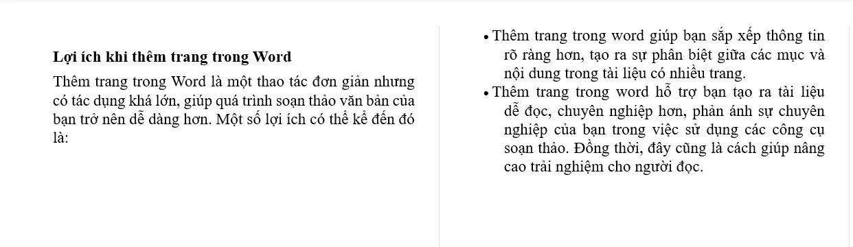 Cách thêm trang, tách trang trong Word trên điện thoại và máy tính