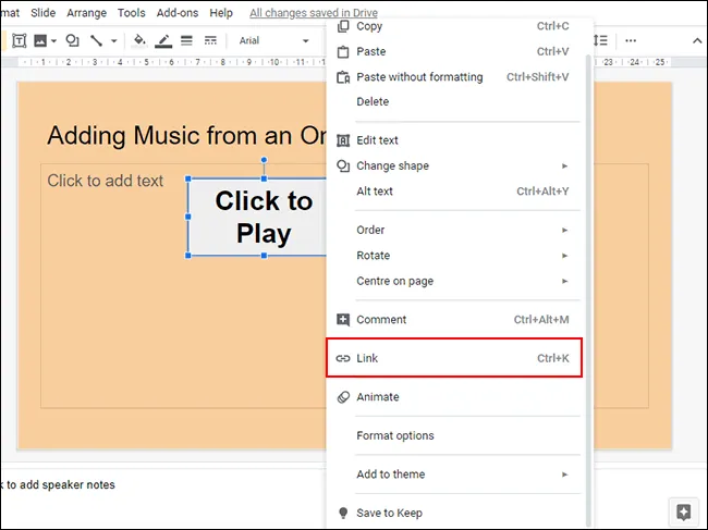 Cách thêm video và nhạc vào Google Slides