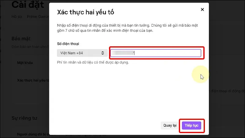 Cách thiết lập xác thực hai yếu tố tài khoản Twitch siêu dễ