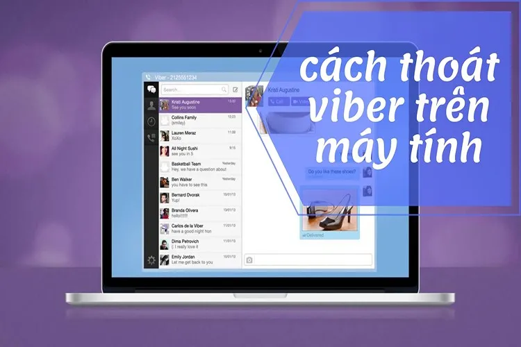 Cách thoát Viber trên máy tính, điện thoại cực đơn giản