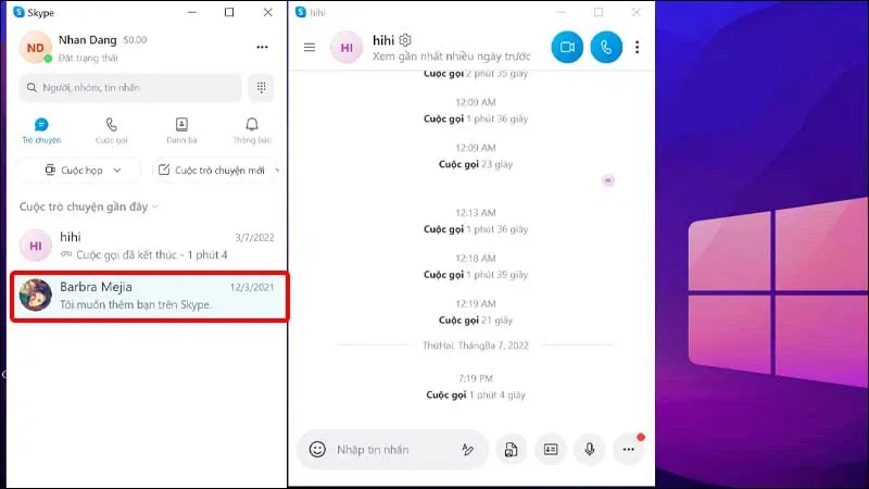 Cách thu nhỏ màn hình chat Skype trên máy tính cực dễ