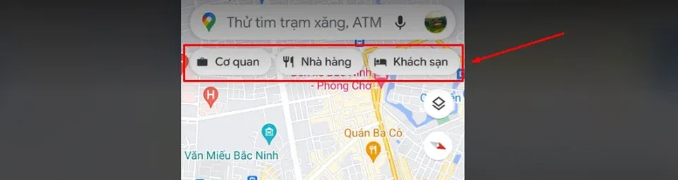 Cách tìm cây ATM gần nhất trên điện thoại qua Google Maps