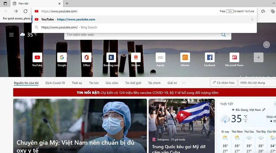 Cách tìm kiếm bằng giọng nói trên YouTube của máy tính