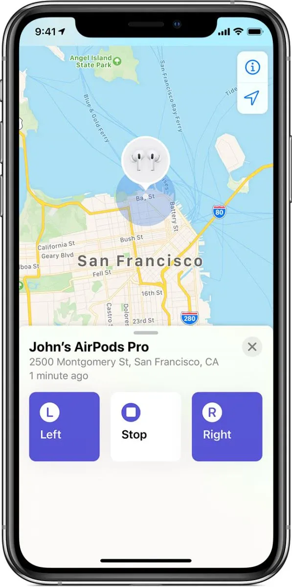 Cách tìm lại AirPods bị lạc mất