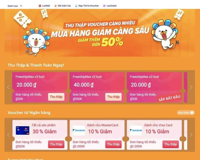 Cách tìm mã giảm giá Lazada bằng link nhanh gọn lẹ, mua sắm với giá siêu hời