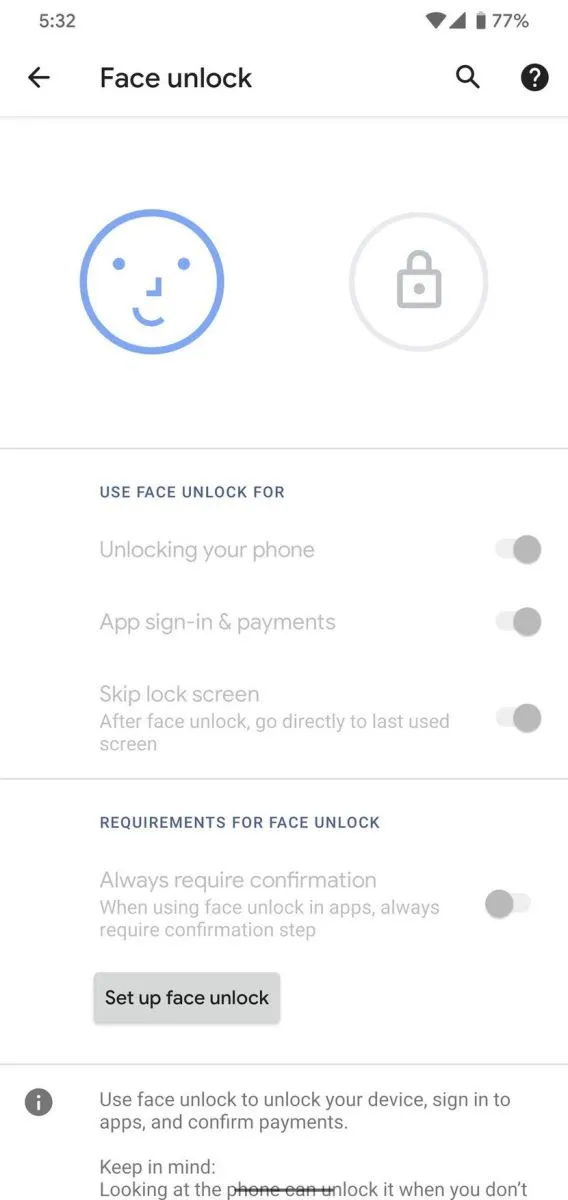 Cách tối ưu Face Unlock trên Pixel 4