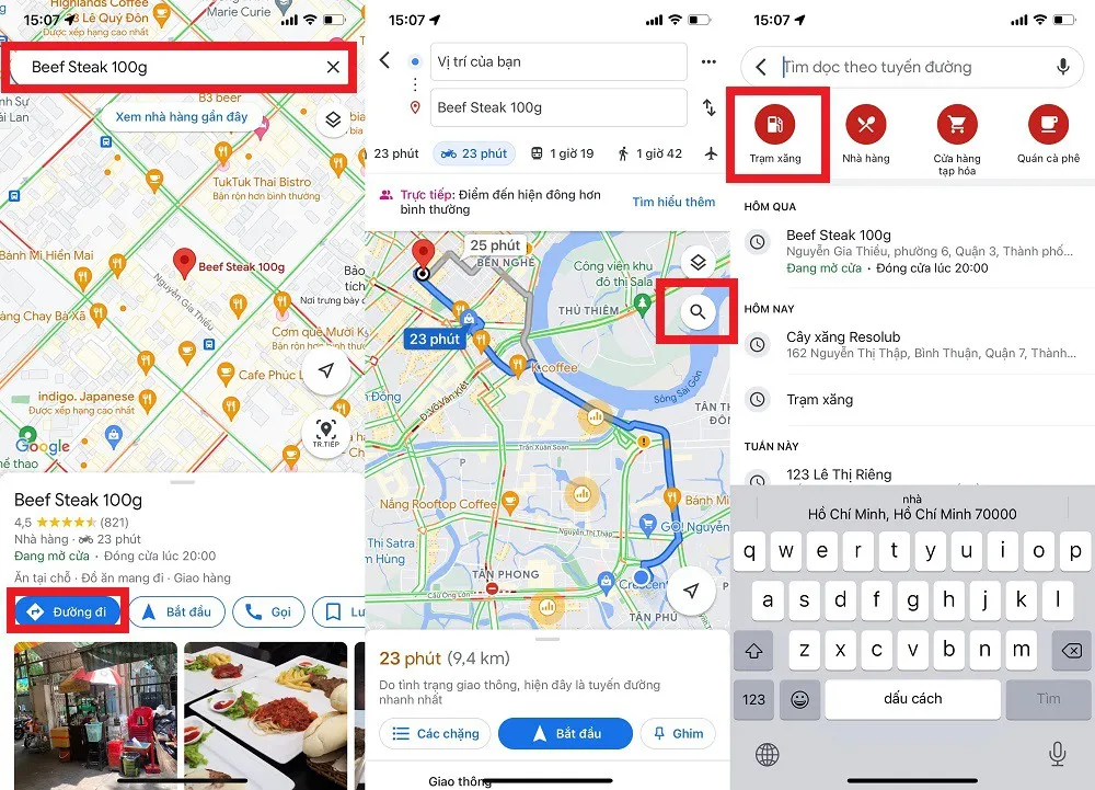 Cách tra cứu cây xăng gần đây nhất bằng Google Maps trên điện thoại cực kỳ tiện lợi