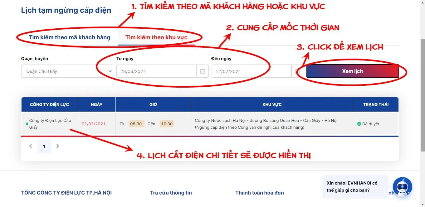 Cách tra cứu lịch cắt điện chính xác và cực kỳ nhanh chóng