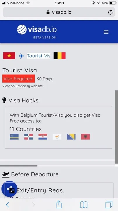 Cách tra cứu quốc gia bạn muốn đi du lịch có cần Visa hay không