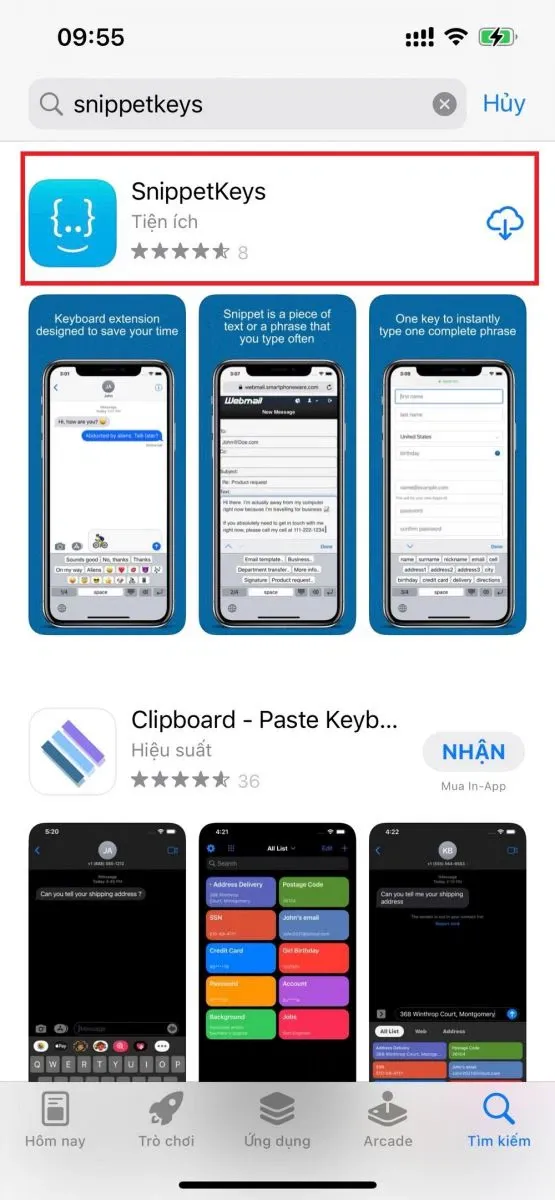 Cách trả lời tin nhắn cực nhanh trên iPhone với những mẫu có sẵn trên ứng dụng SnippetKeys