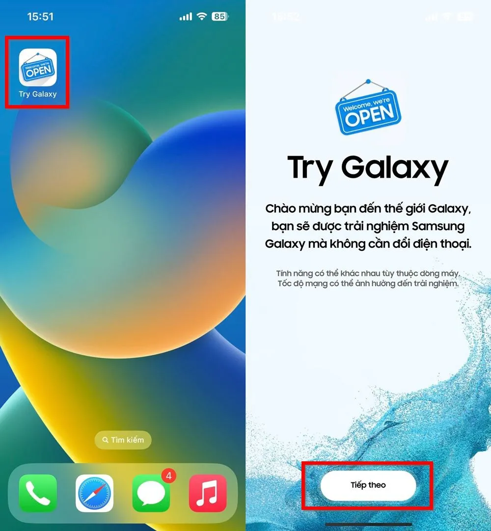 Cách trải nghiệm giao diện Samsung Galaxy trên iPhone thông qua TryGalaxy vừa được phát hành