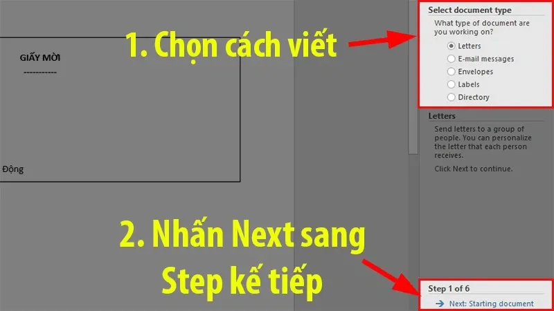 Cách trộn thư trong Word đơn giản nhưng không phải ai cũng biết