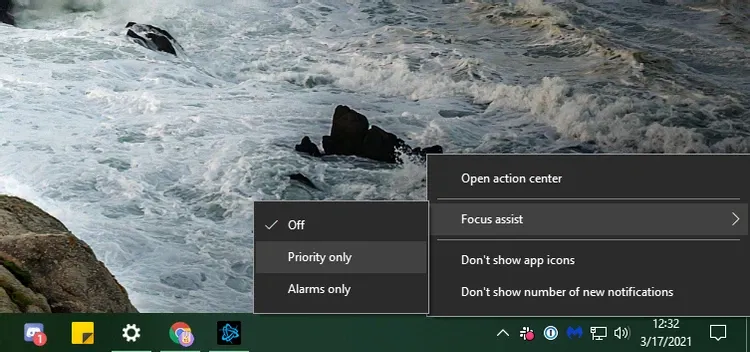 Cách tùy biến thông báo trên Windows 10 bằng Focus Assist