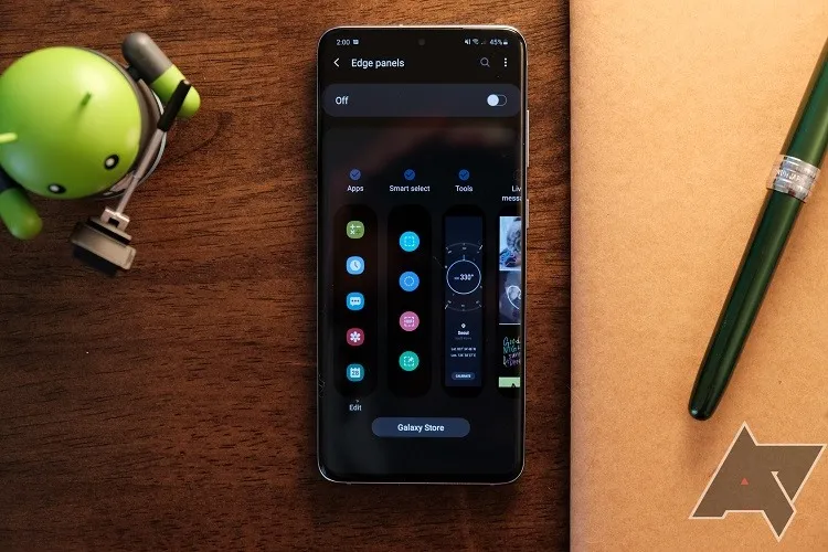 Cách tùy chỉnh và tắt Edge Panels trên Samsung Galaxy S20