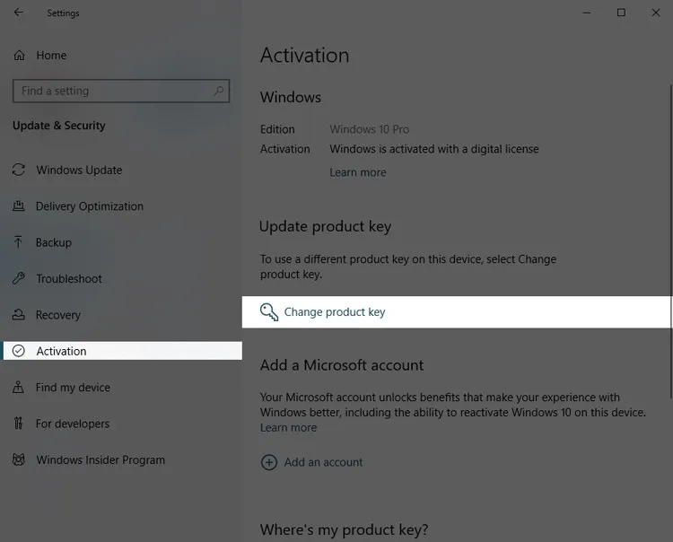 Cách update Product Key Windows 10 mới nhất